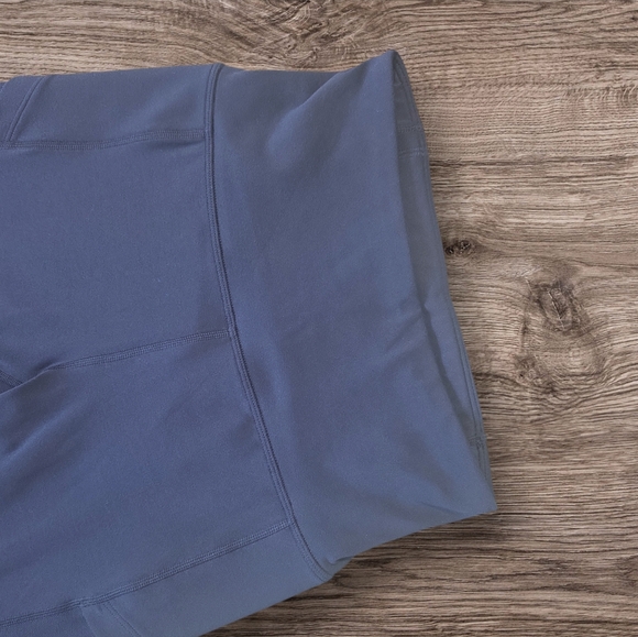 Wilson Leggings Tennis Court Tight Extra Small in Navy EUC XS Sport Mesh Sides - Picture 4 of 8